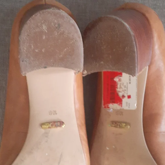 Lauren ralph Lauren tan leather pumps shoe  size 10B - Picture 12 of 16